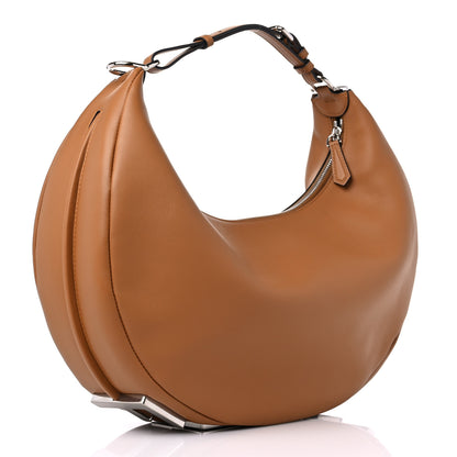 Fendi Vitello Grace Matte Medium Fendigraphy Hobo Bag Caramello 3 of 10