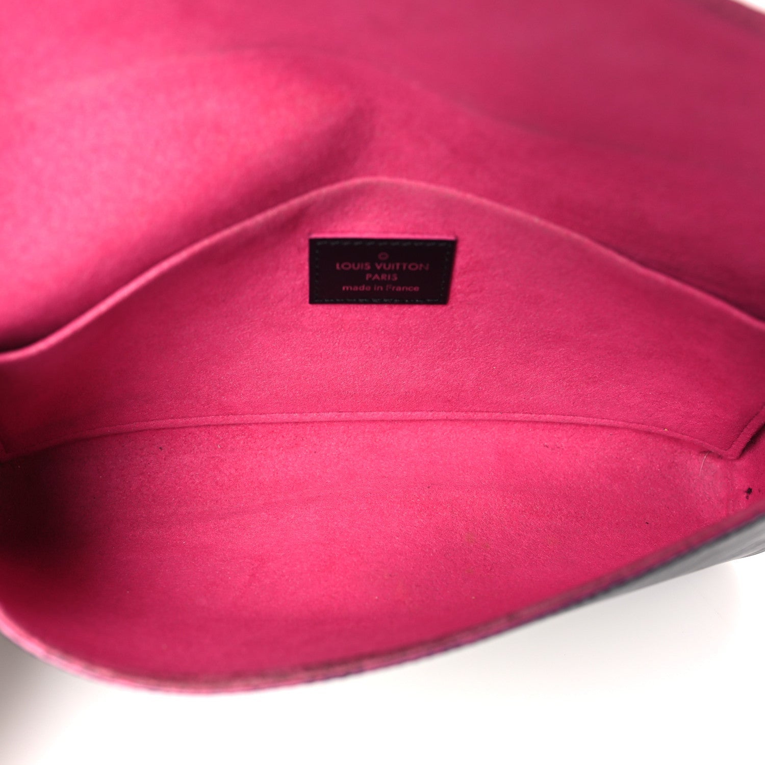 Louis Vuitton Epi Pochette Felicie Black Hot Pink 6 of 7