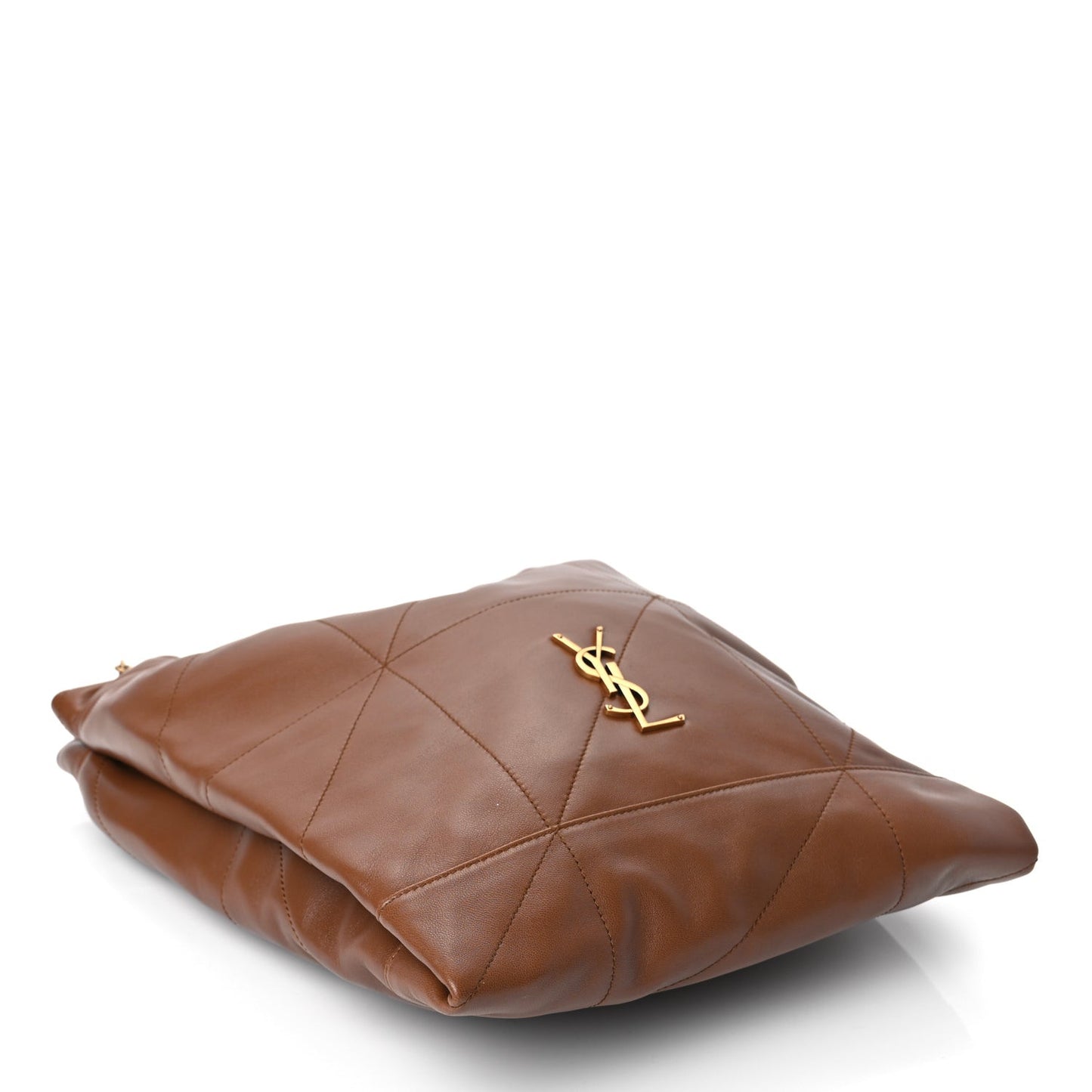 Lambskin Matelasse Monogram Large Jamie 4.3 Pochon Light Fox