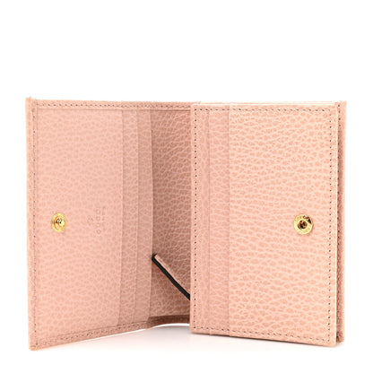 Gucci Dollar Calfskin GG Marmont Card Case Perfect Pink 6 of 7