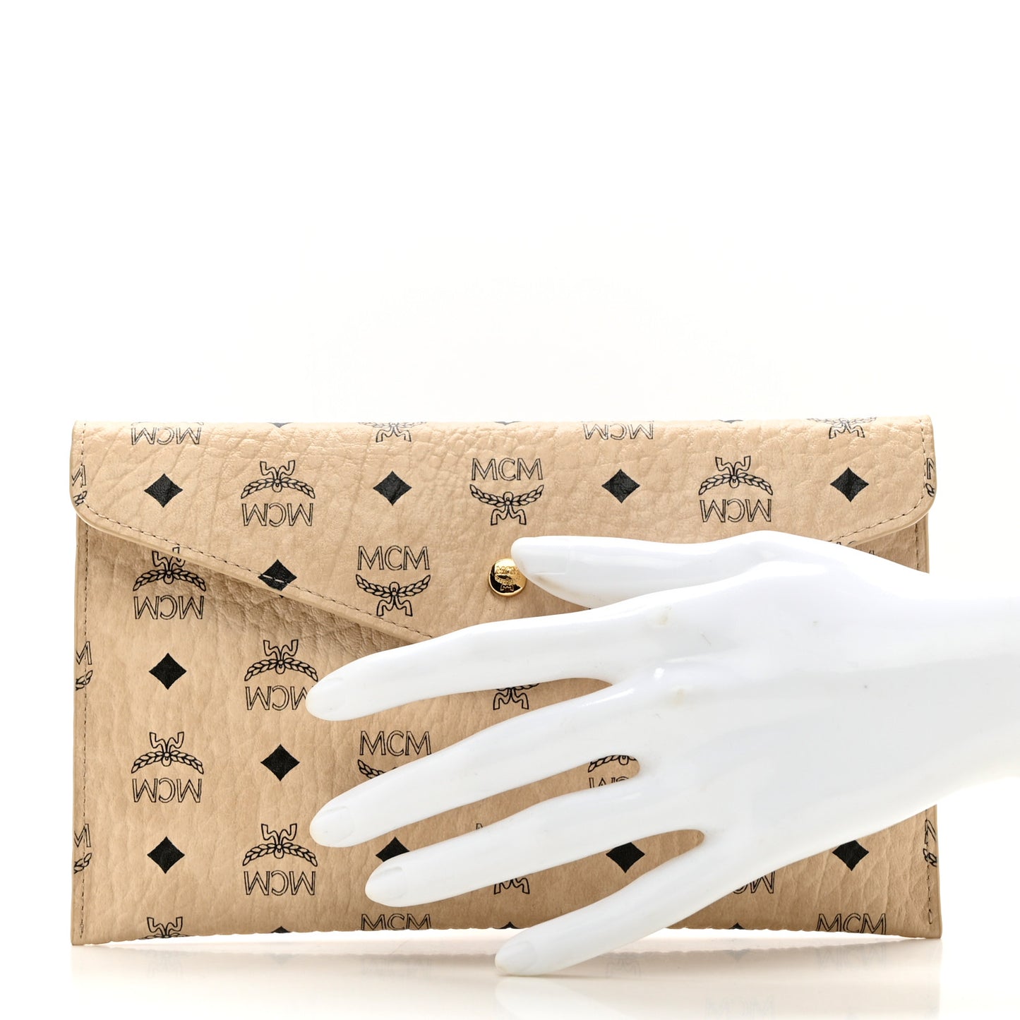 Visetos Envelope Clutch Beige