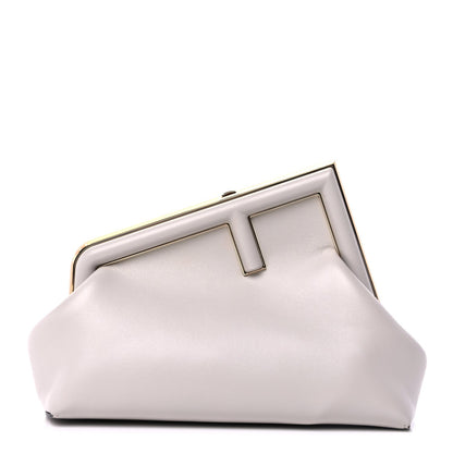 Fendi Shiny Nappa Small  First  Ghiaia 2 of 9