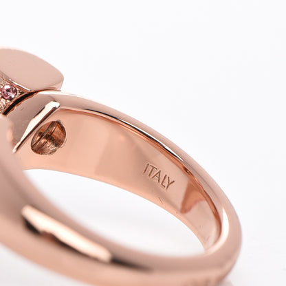 Louis Vuitton Crystal Essential V Strass Ring S 5.5 Pink Gold 4 of 6