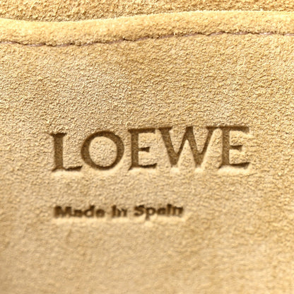 Loewe Calfskin Suede Gate Belt Bag Gold Tan 6 of 7