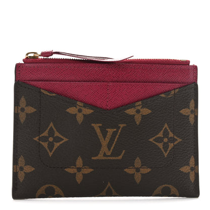 Louis Vuitton Monogram Zipped Card Holder Fuchsia 1 of 6