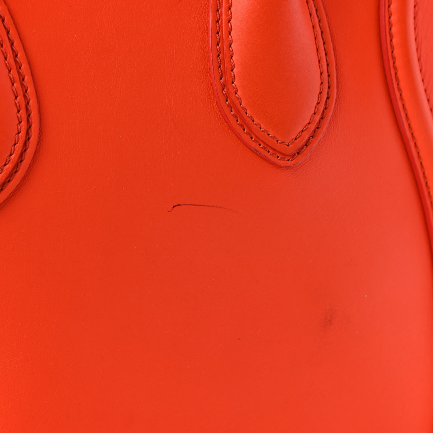 Celine Smooth Calfskin Mini Luggage Orange 11 of 23