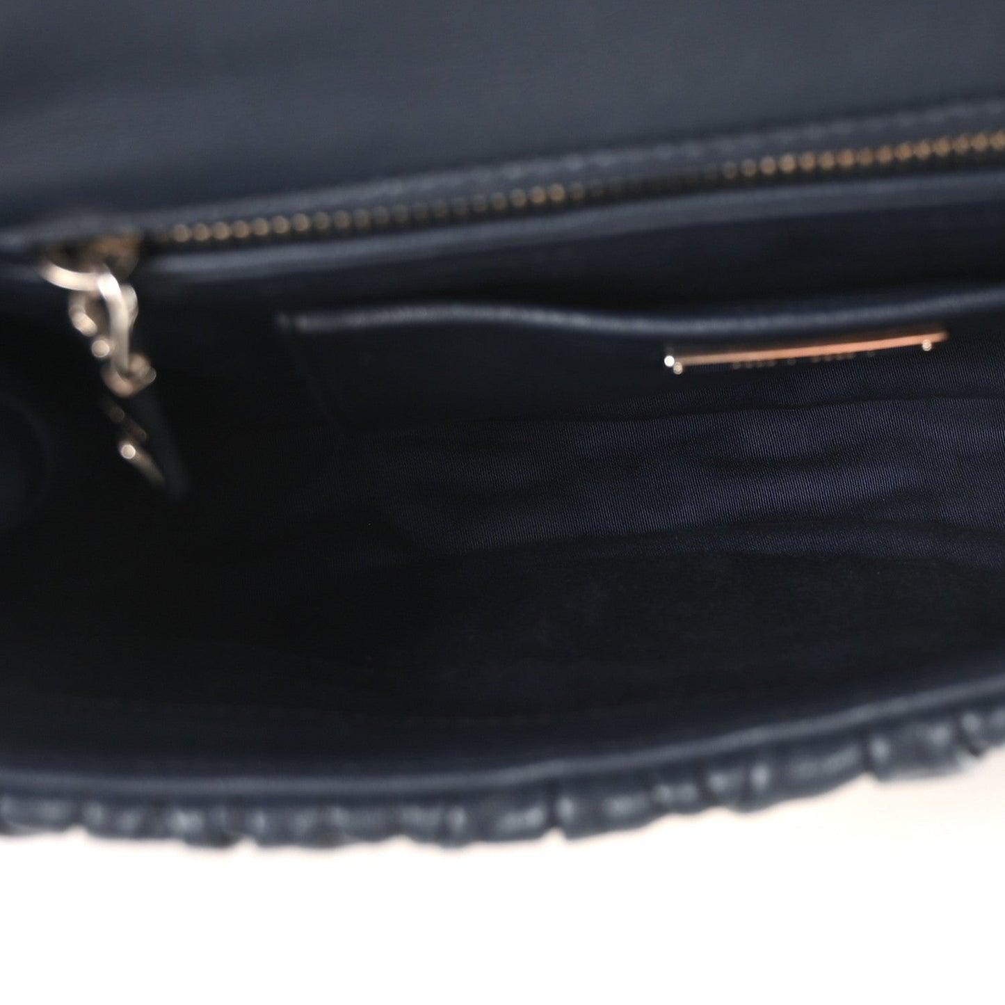 Nappa Matelasse Flap Bag Navy