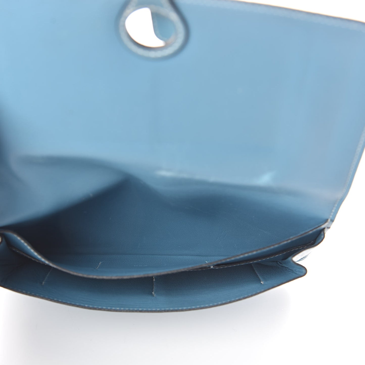 Togo Dogon Duo Wallet Blue Jean