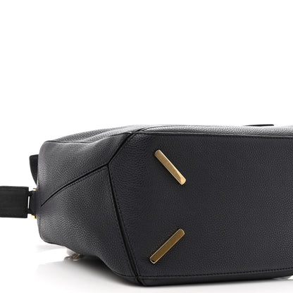 Loewe Calfskin Medium Puzzle Bag Midnight Blue Black 8 of 10