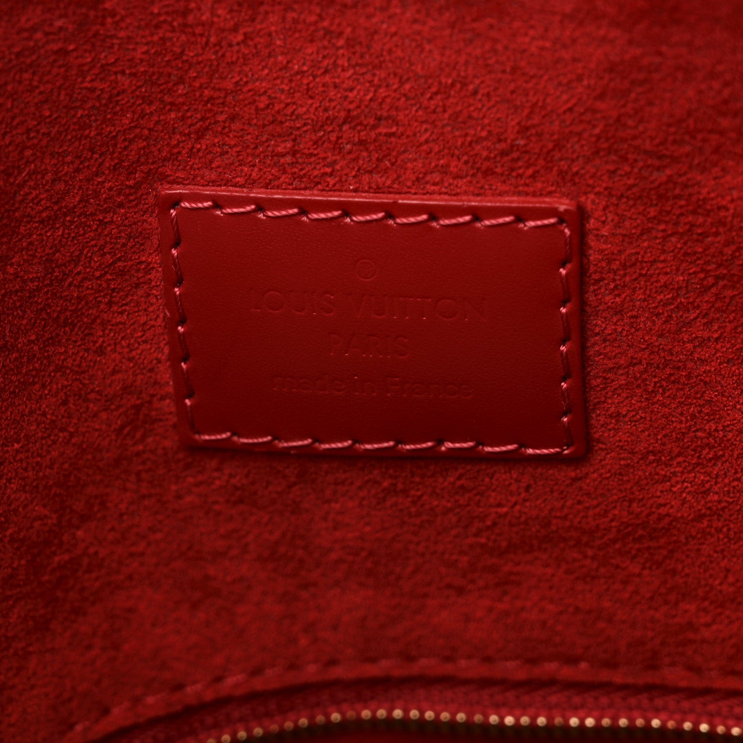 Louis Vuitton Damier Ebene Caissa Hobo Cherry 6 of 9