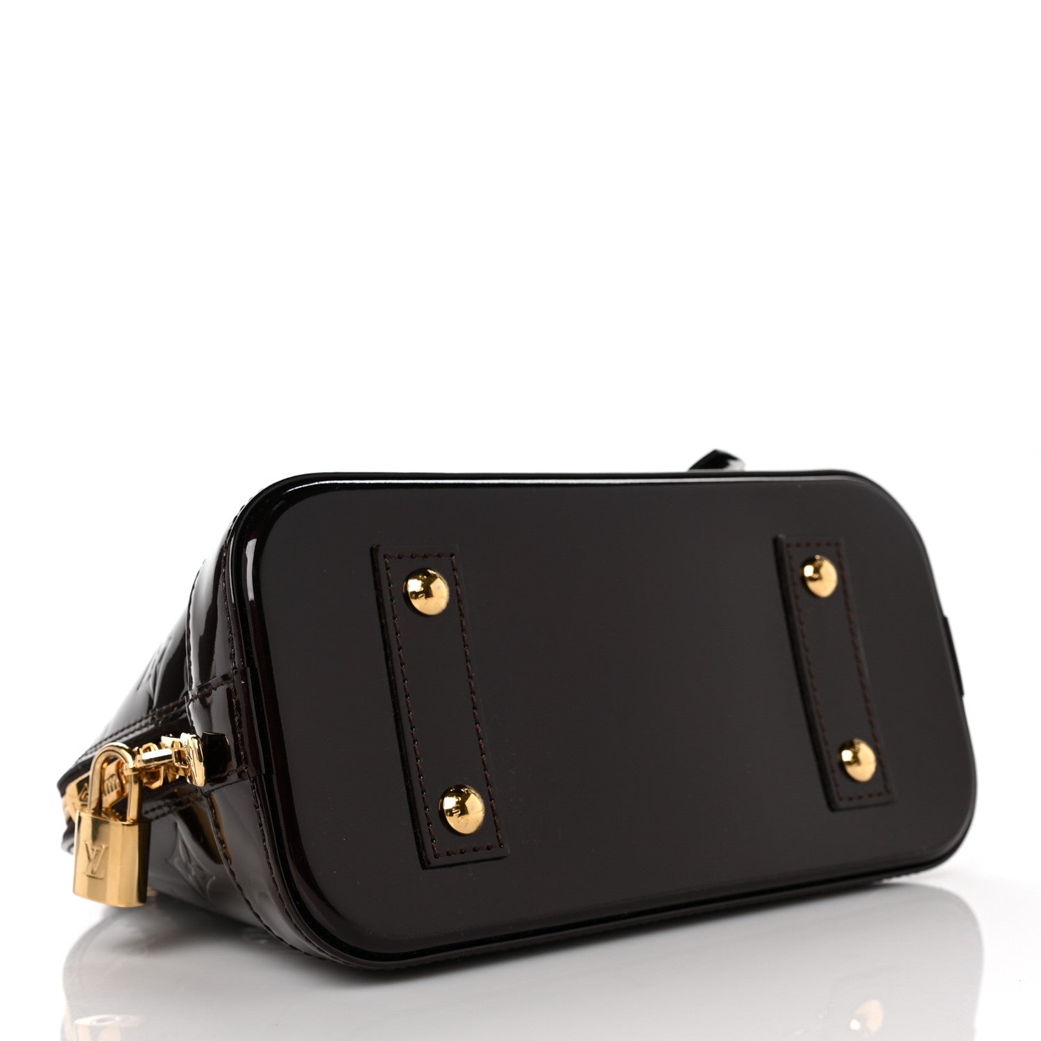 Louis Vuitton Vernis Alma BB Amarante 4 of 8