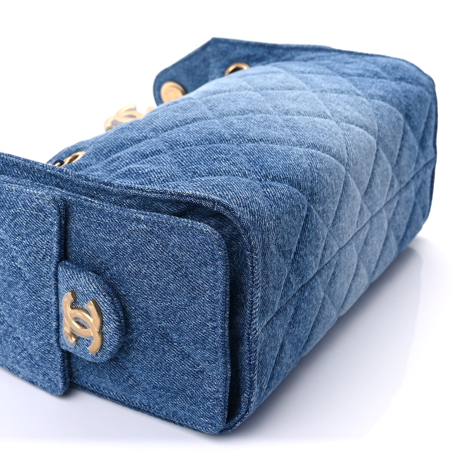 Chanel Washed Denim Quilted Mini  25 Handbag  Blue 8 of 8