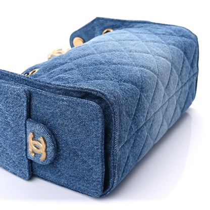 Chanel Washed Denim Quilted Mini  25 Handbag  Blue 8 of 8