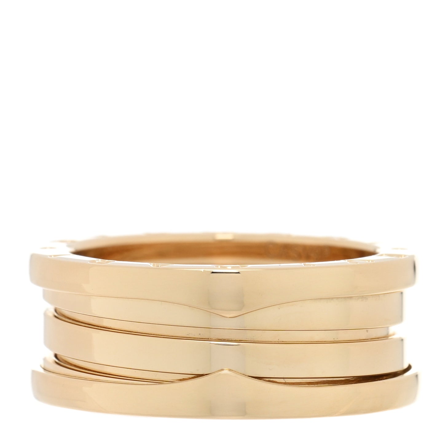 18K Yellow Gold B.Zero1 Three-Band Ring 57 8