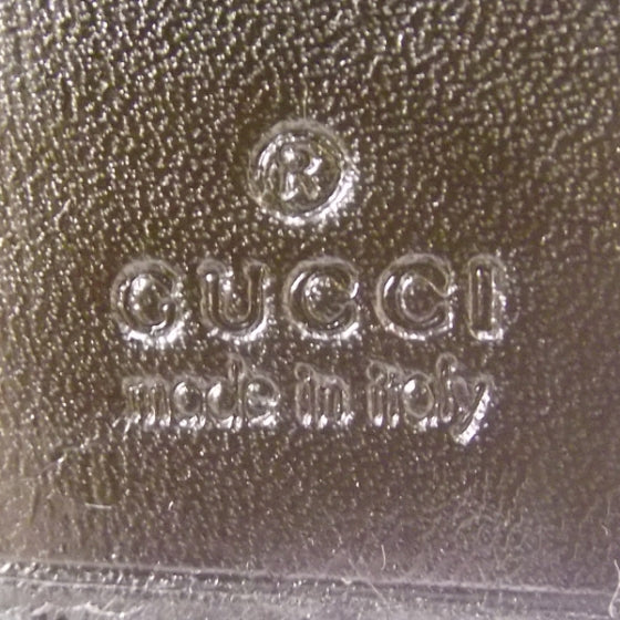 Gucci Leather Galaxy Continental Wallet Metallic Black 6 of 8