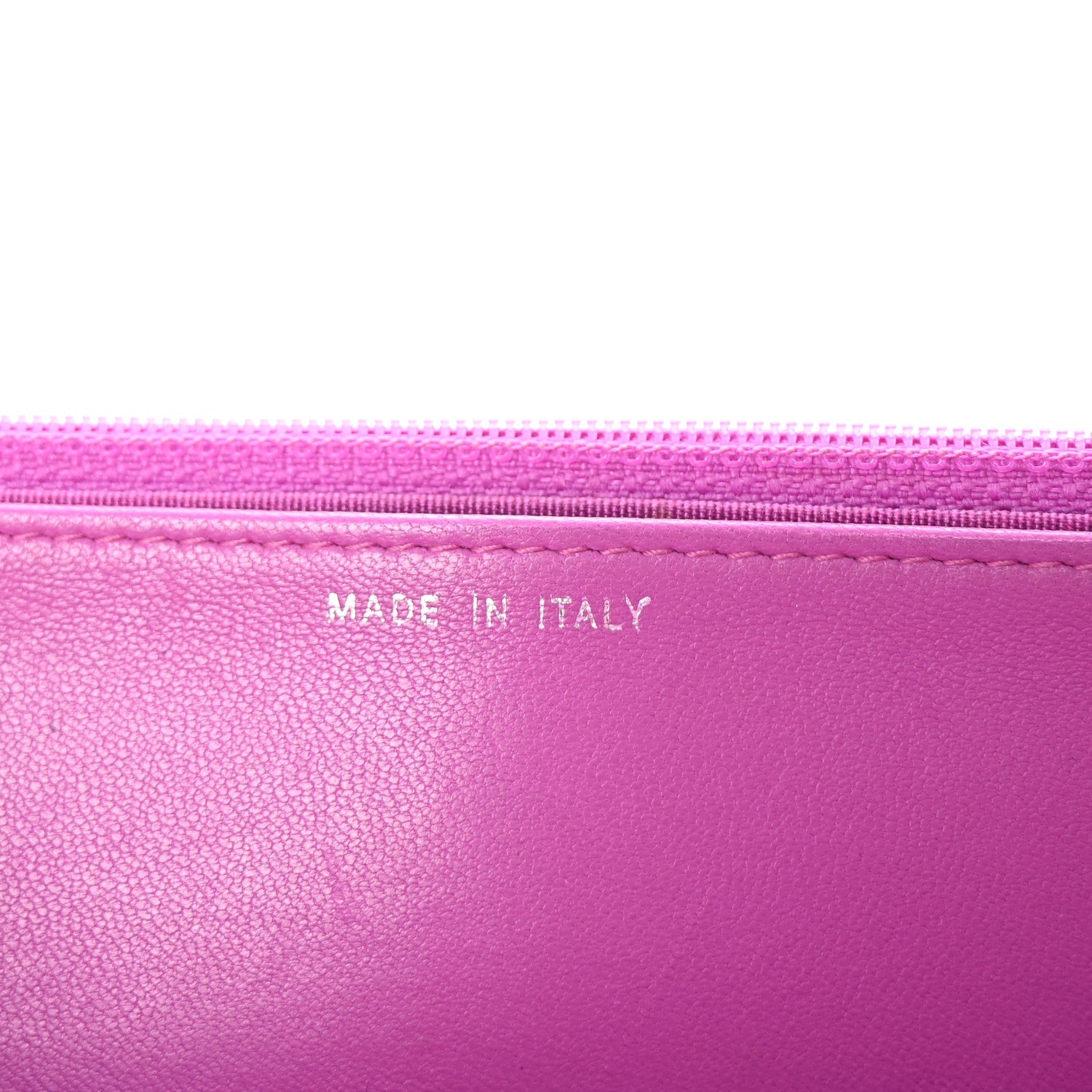 Chanel Lambskin Quilted Boy Wallet On Chain WOC Purple 7 of 7