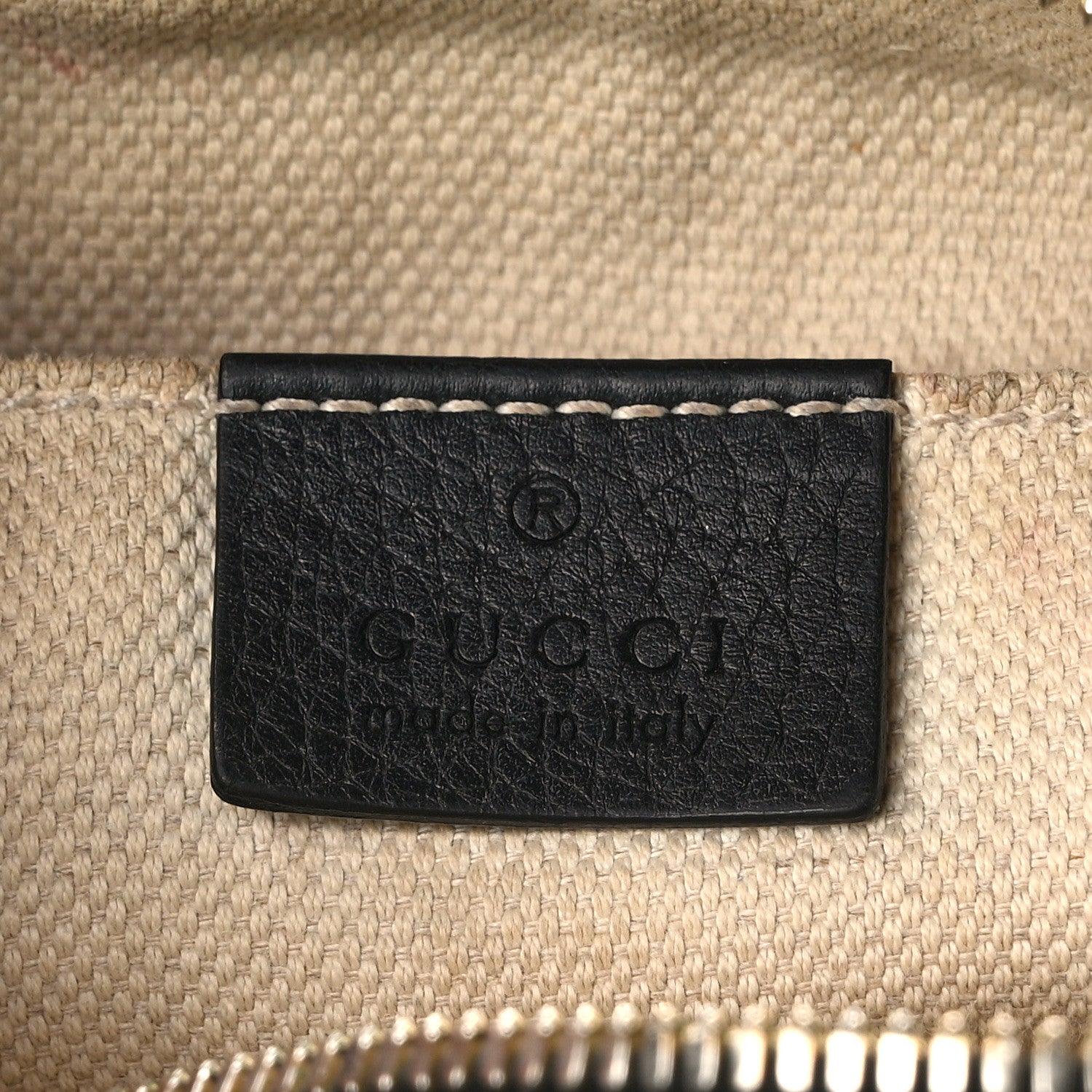 Gucci Pebbled Calfskin Small Soho Disco Bag Black 6 of 13