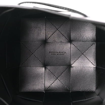 Bottega Veneta Nappa Maxi Intrecciato Cassette Bucket Bag Black 4 of 8