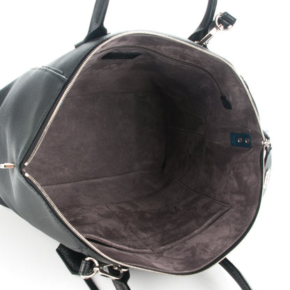 Louis Vuitton Veau Cachemire Soft Lockit PM Black 5 of 7