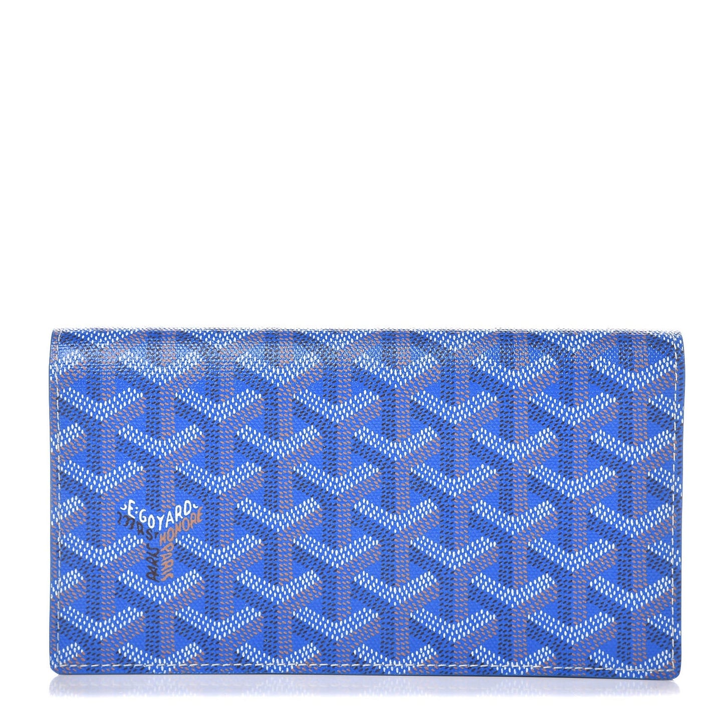 Goyardine Richelieu Wallet Sky Blue