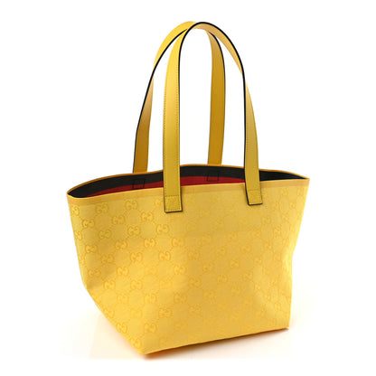 Gucci Supreme Canvas Totissima Small Tote Yellow 2 of 8