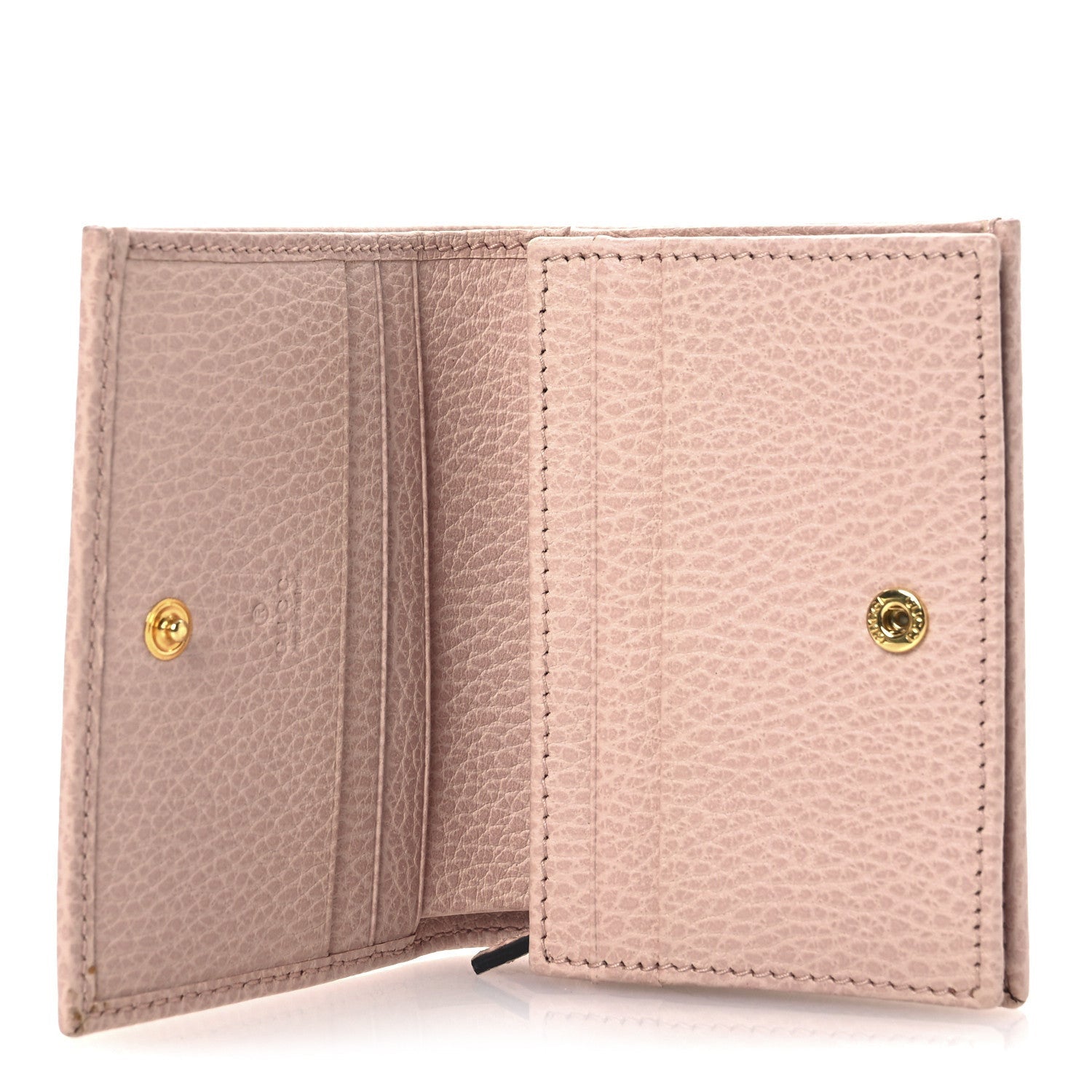 Gucci Dollar Calfskin GG Marmont Card Case Perfect Pink 5 of 7