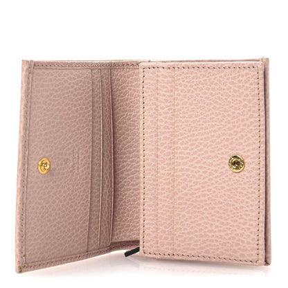 Gucci Dollar Calfskin GG Marmont Card Case Perfect Pink 5 of 7