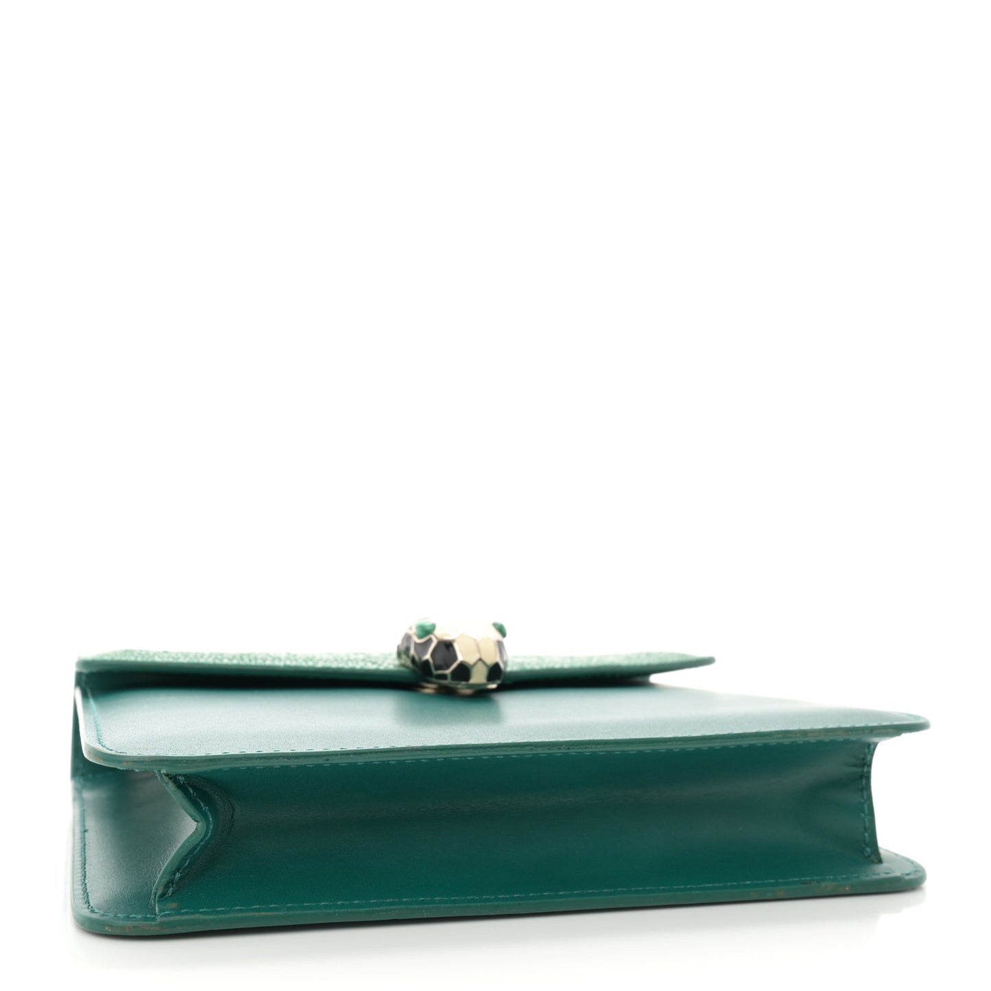 Galuchat Calfskin Serpenti Forever Crossbody Bag Blue