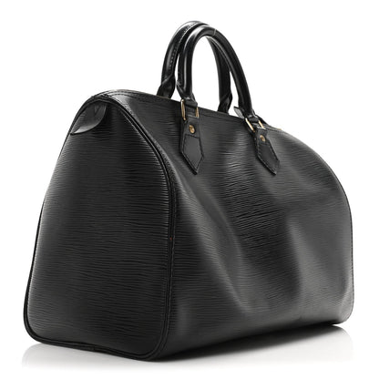 Louis Vuitton Epi Speedy 30 Black 3 of 7