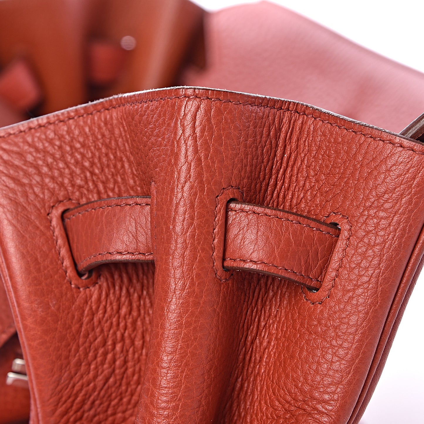 Taurillon Clemence Birkin 35 Rouge Venetian