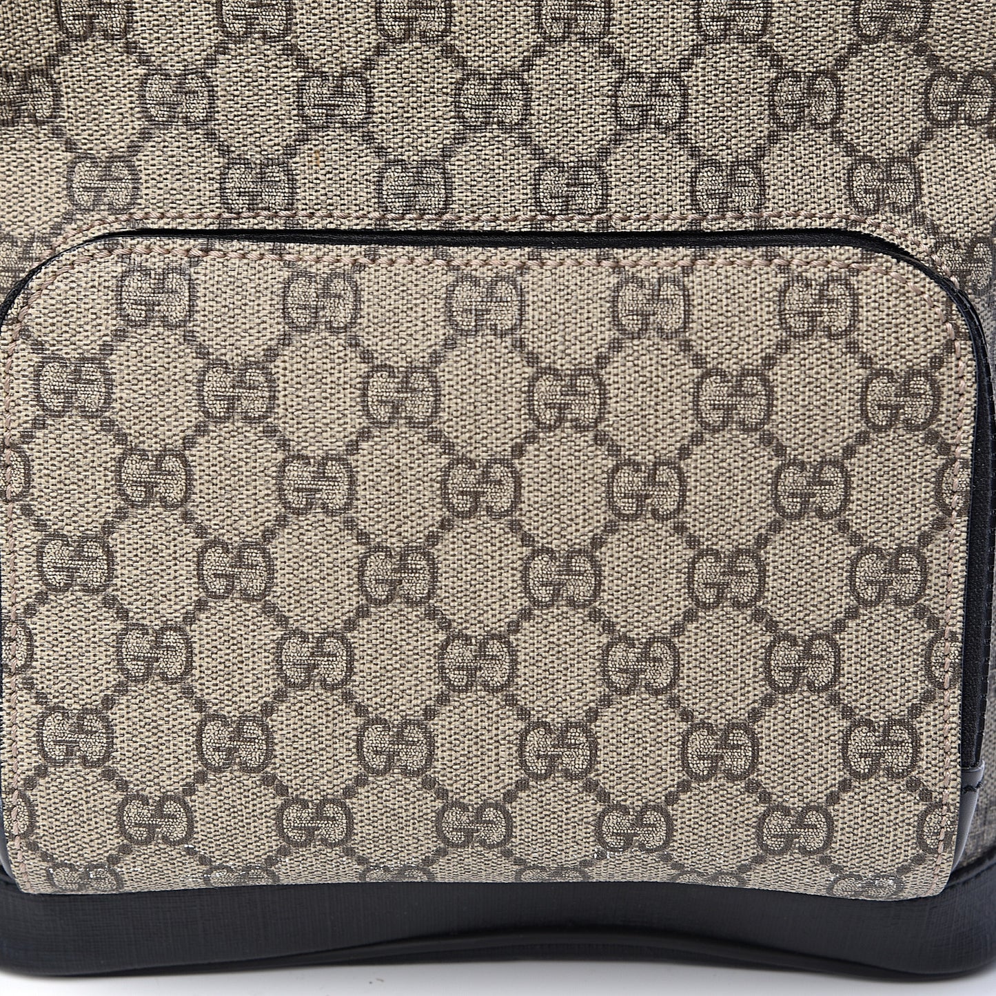 GG Supreme Monogram Small Eden Day Backpack Black