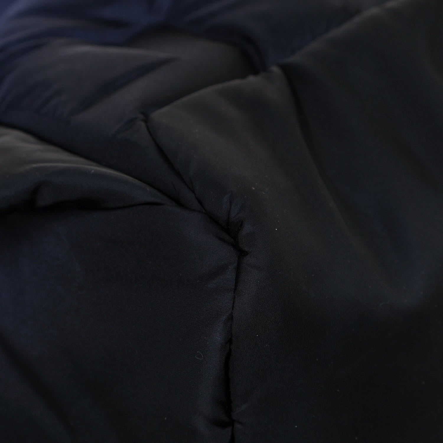 Chanel Nylon Embossed Small Doudoune Backpack Black Blue White 9 of 10