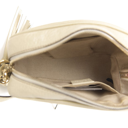 Gucci Pebbled Calfskin Small Soho Disco Bag Off White 5 of 10