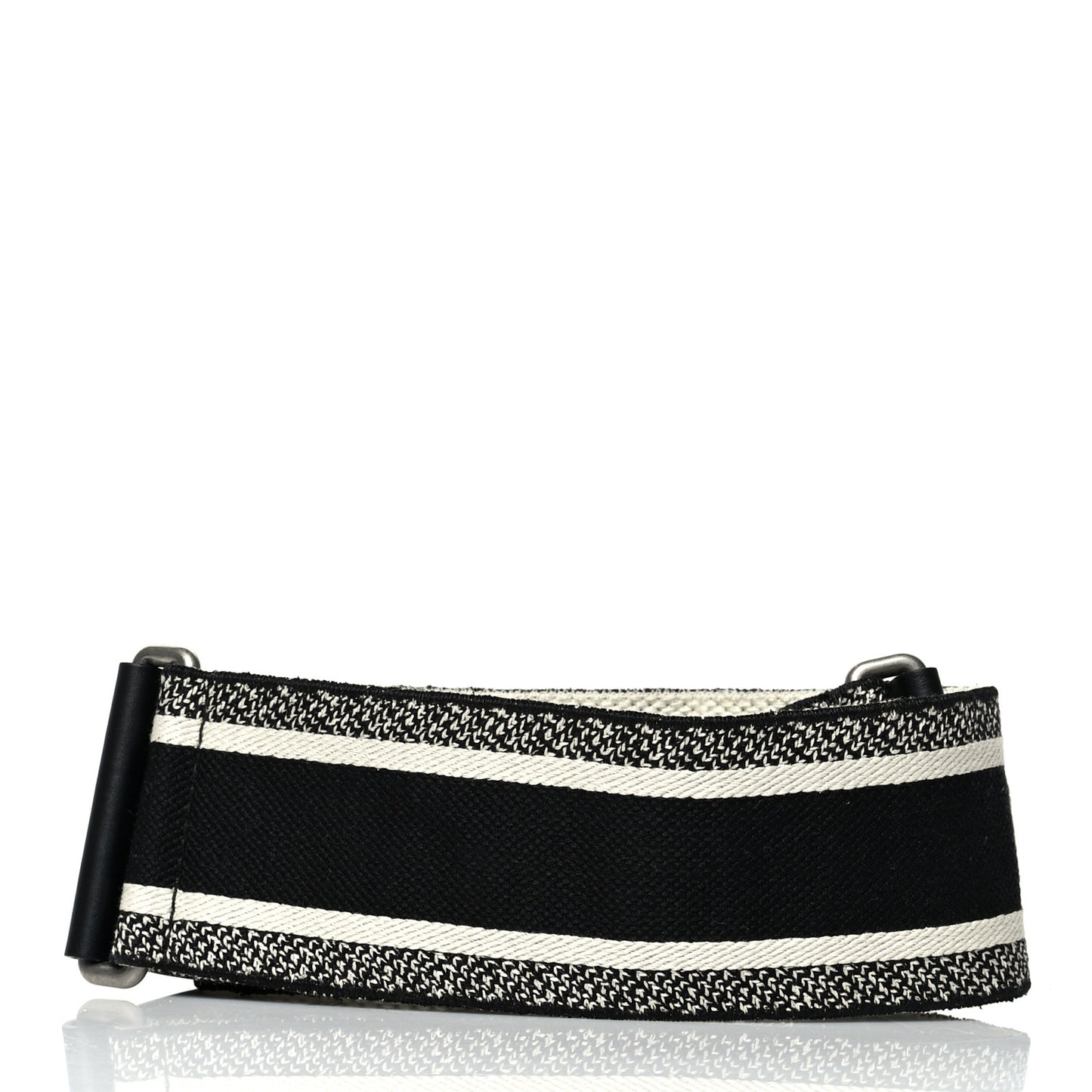 Canvas Embroidered Shoulder Strap Blue