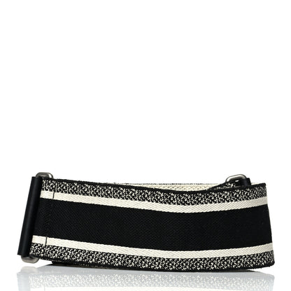 Christian Dior Canvas Embroidered Shoulder Strap Blue 2 of 4