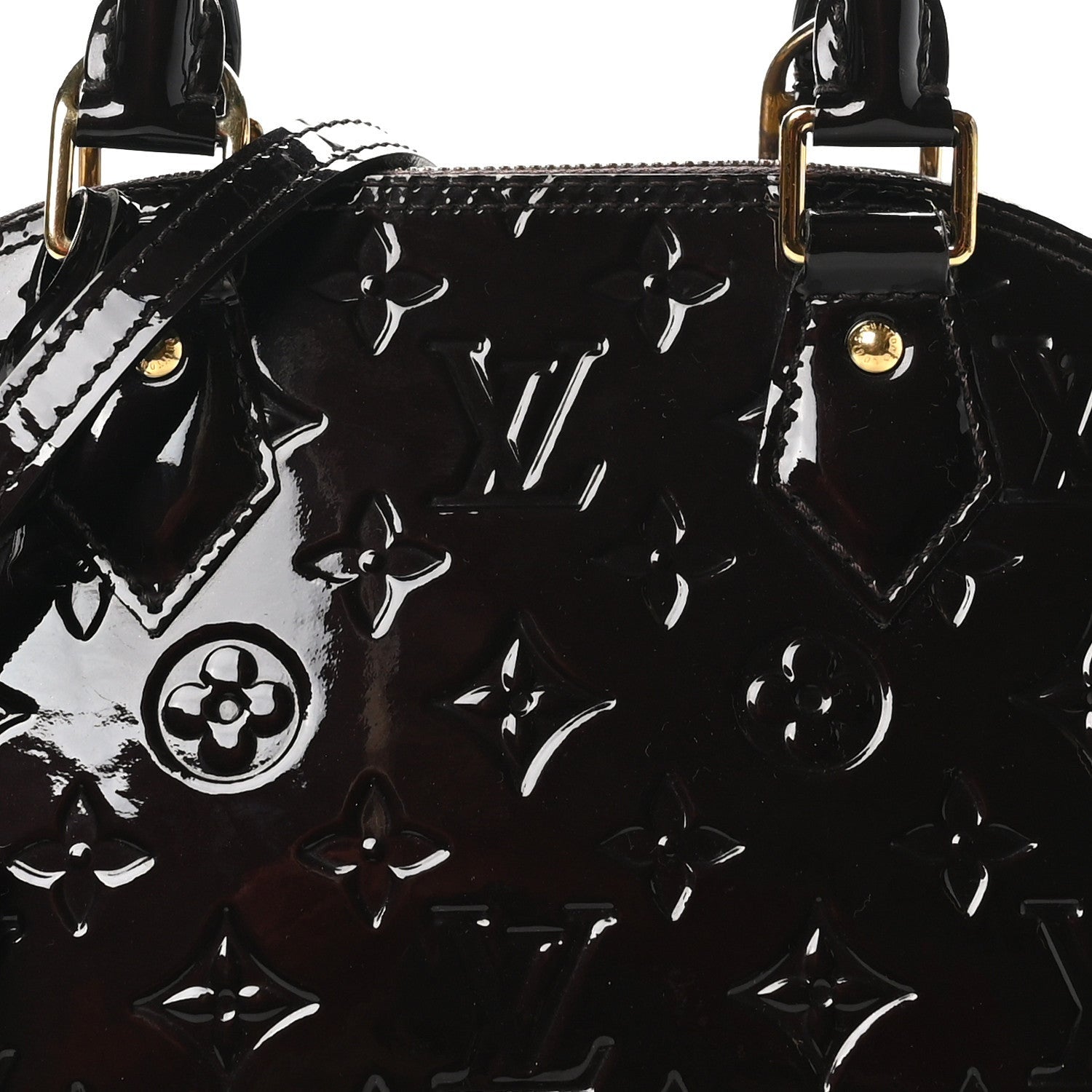 Louis Vuitton Vernis Alma BB Amarante 7 of 7