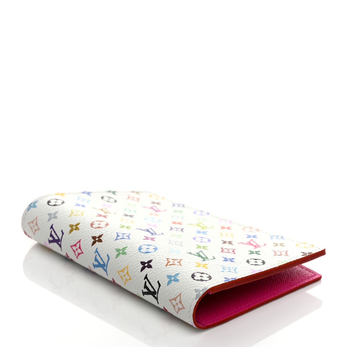 LV X TM Monogram Multicolor Passport Cover White