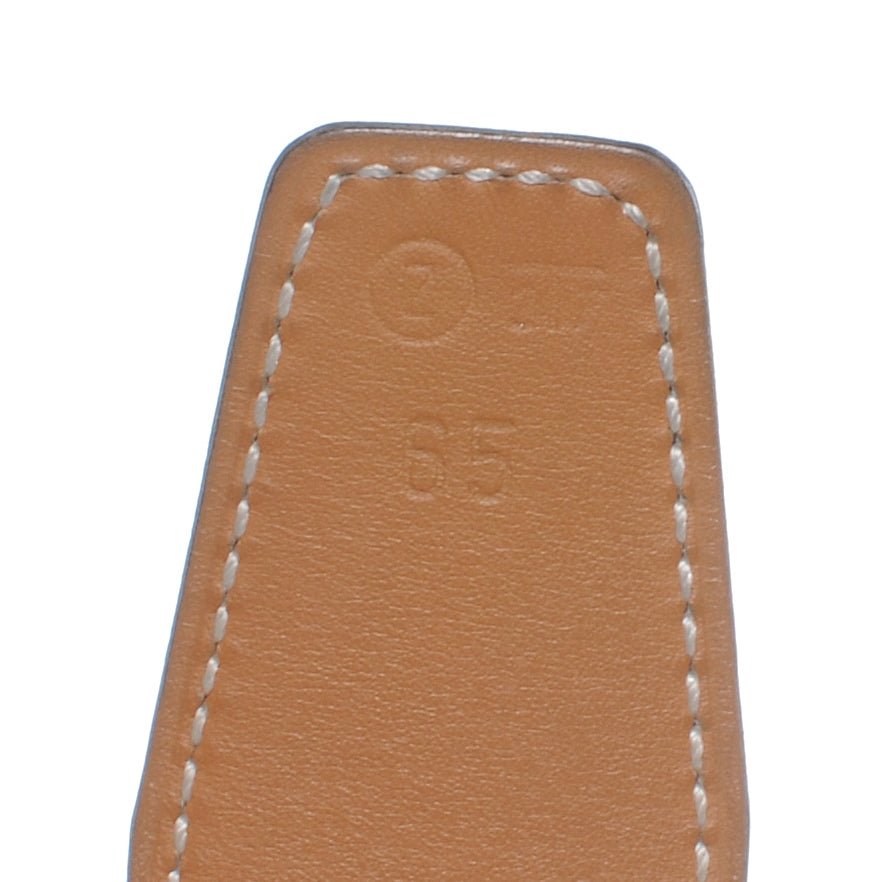 Box and Chamonix Reversible Constance 32mm H Belt Noir Natural 65