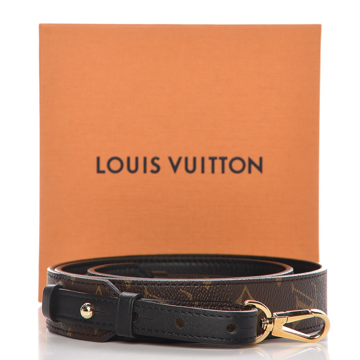 Louis Vuitton Monogram Bandouliere Shoulder Strap XL Black 5 of 5