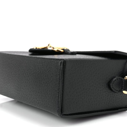 Gucci Calfskin Horsebit 1955 Shoulder Bag Black 9 of 10