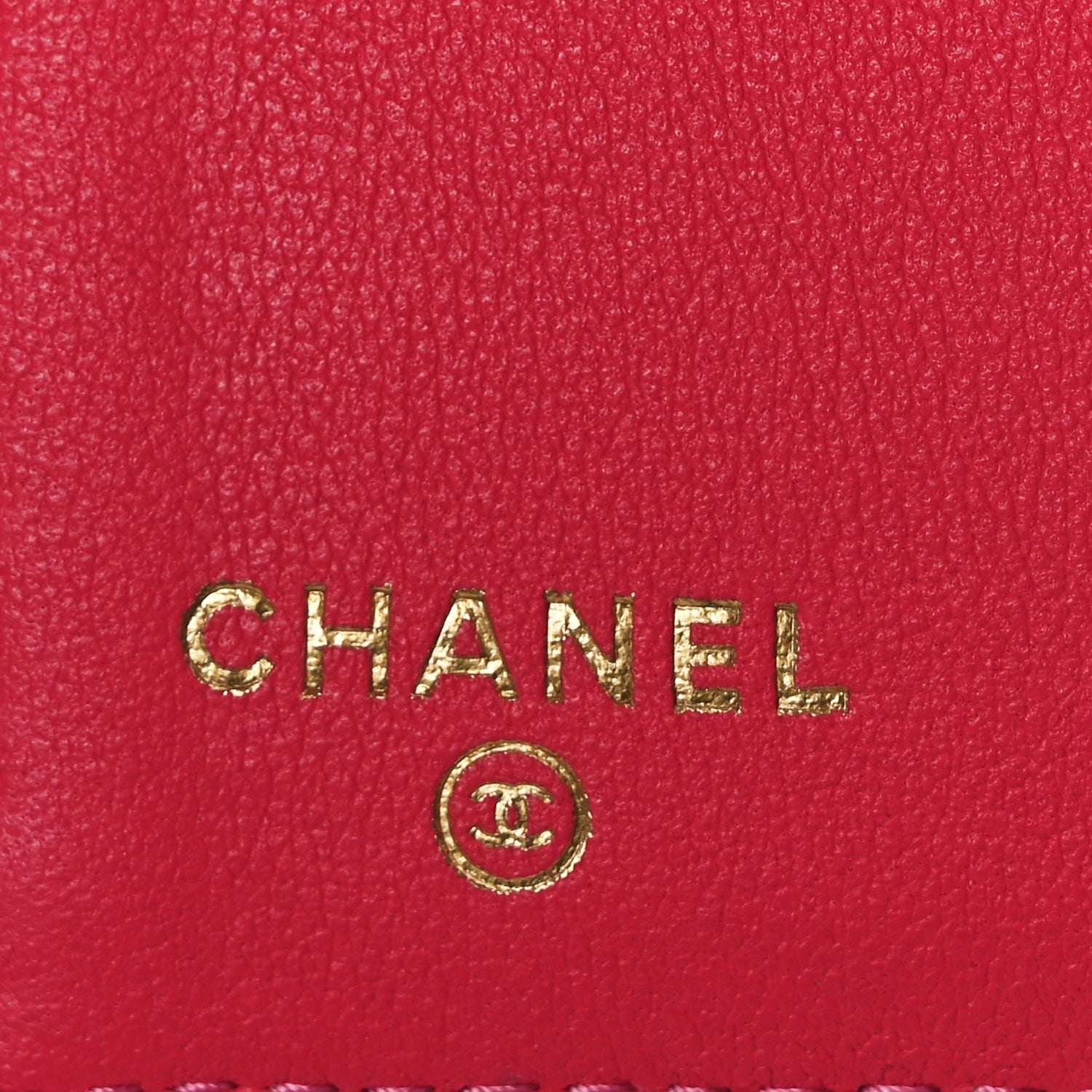 Chanel Lambskin Quilted Tri-Fold Flap Wallet Pink 6 of 7