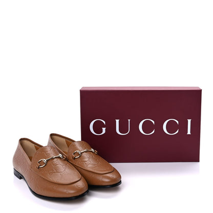 Gucci Betis Glamour Calfskin ssima Womens Jordaan Loafers 39  Cuir 9 of 9