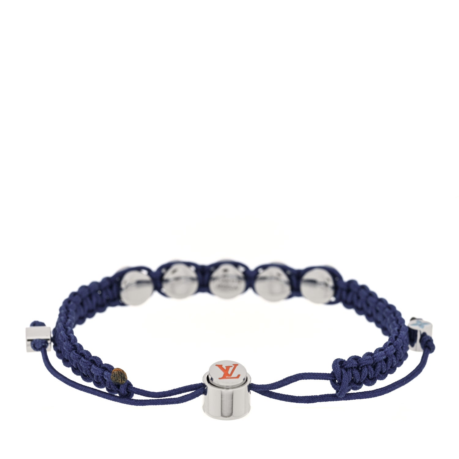 Louis Vuitton Monogram Colors Braided Bracelet Blue 3 of 6