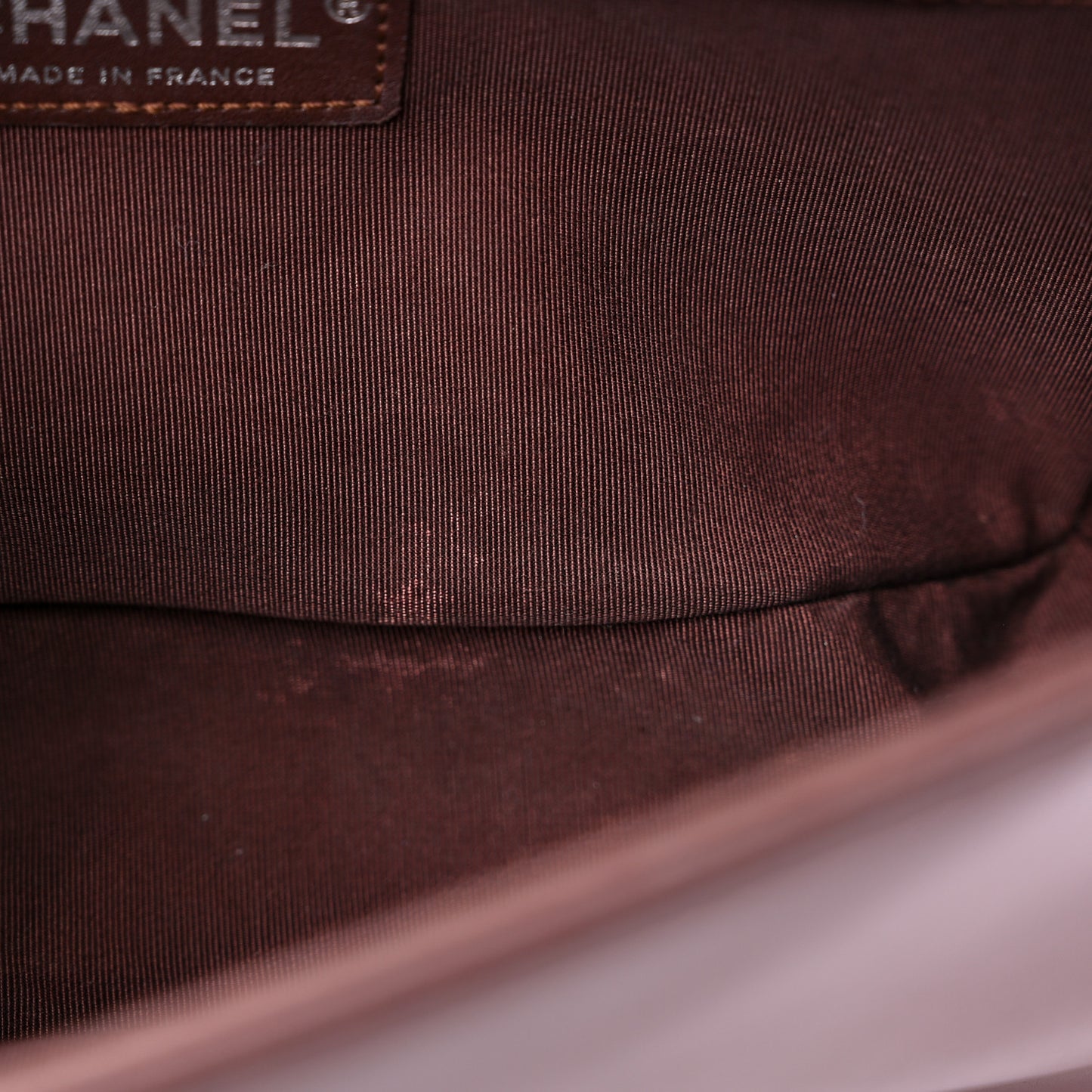 Calfskin Stitched Medium Boy Flap Brown