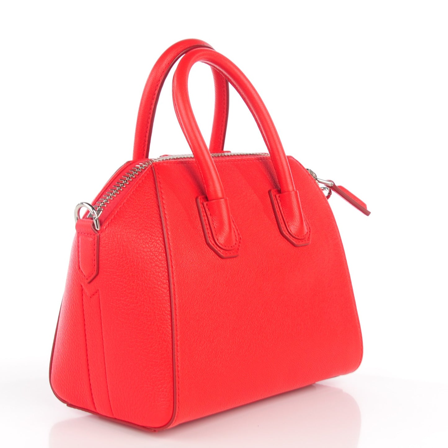 Sugar Goatskin Mini Antigona Red
