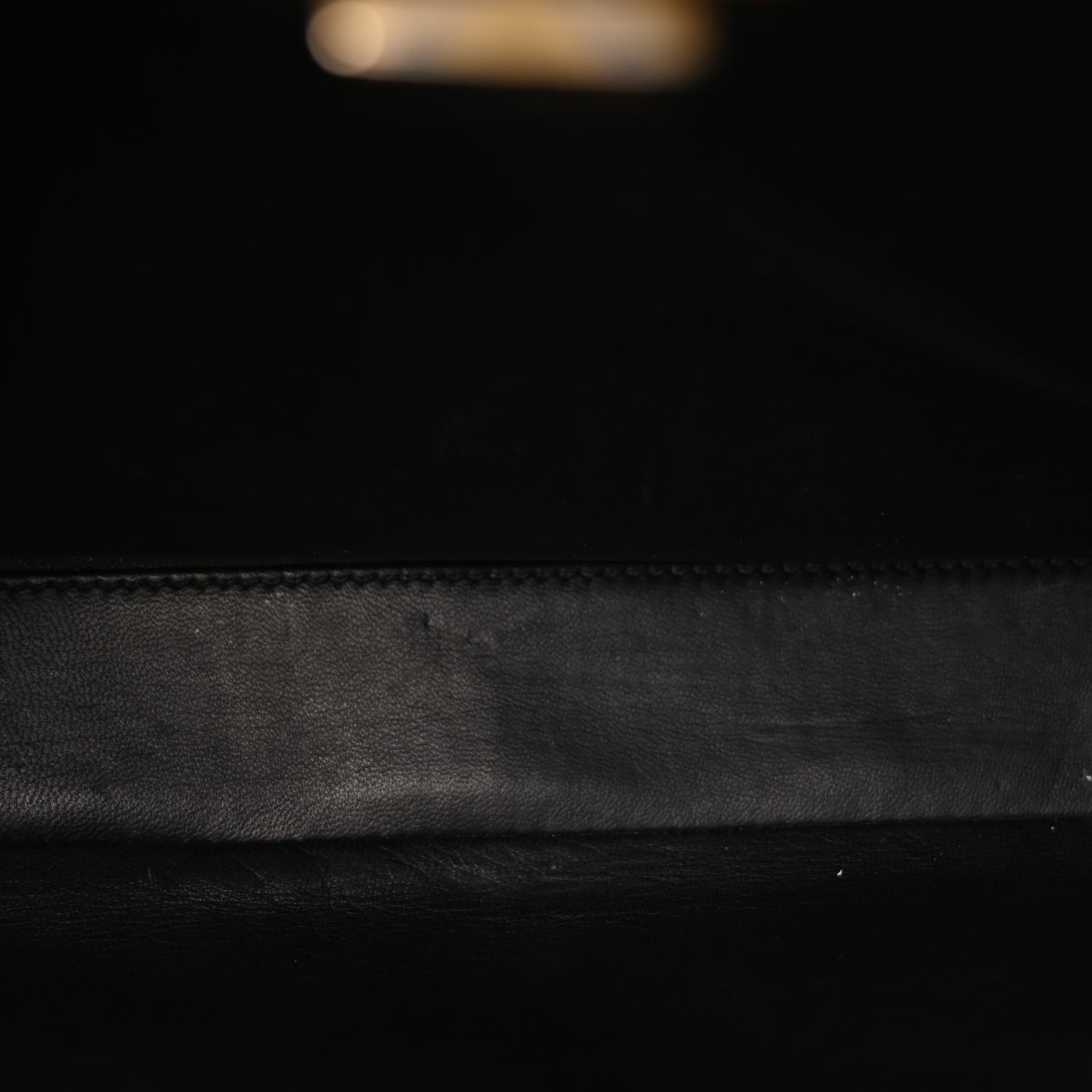 Fendi Vitello Seta Shiny Nappa Medium Peekaboo Iconic Satchel Black 4 of 8
