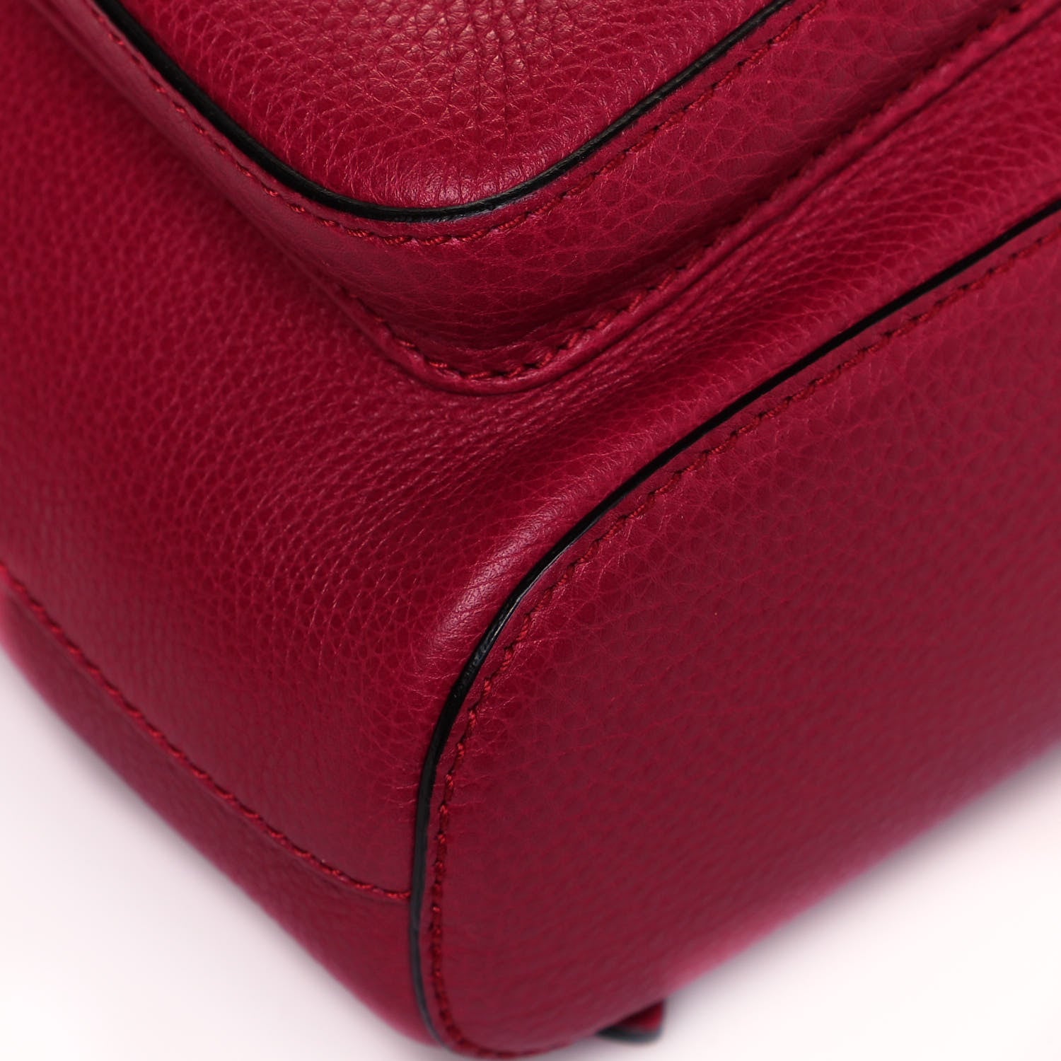 Gucci Cellarius Calfskin Medium Bamboo Backpack Petunia 9 of 12