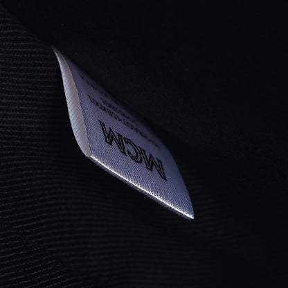 MCM Calfskin Ottomar Monogram Duke Backpack Black 8 of 8