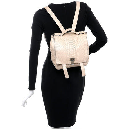 Proenza Schouler Python Small PS Courier Backpack Canvas 2 of 10