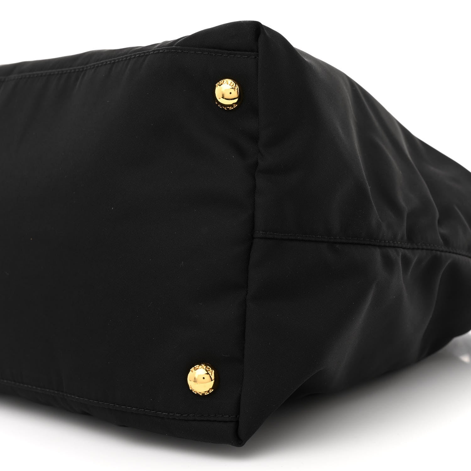 Prada Tessuto Nylon Saffiano Tote Black 9 of 13